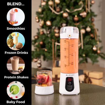 BLENDi Pro+ Ice Crushing Portable Blender, 17 oz USB-C