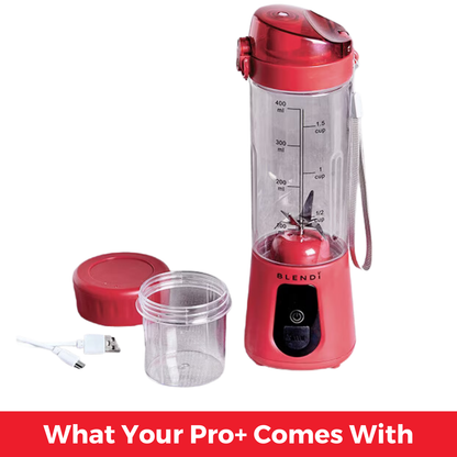 BLENDi USA Pro+ Ice Crushing Portable Blender, USB-C