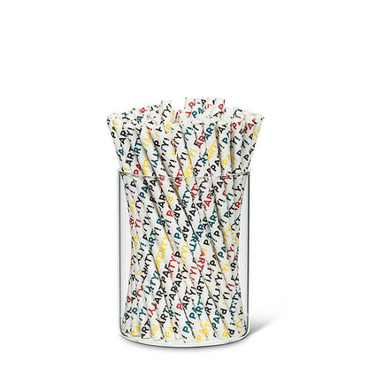 Allover Party Cocktail Straw, 100Pc - Abbott