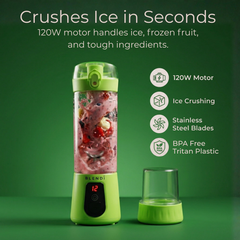 BLENDi Pro+ Ice Crushing Portable Blender, 17 oz USB-C