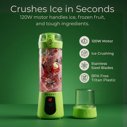 BLENDi Pro+ Ice Crushing Portable Blender, 17 oz USB-C