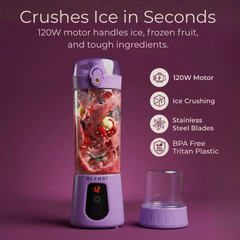 BLENDi Pro+ Ice Crushing Portable Blender, 17 oz USB-C