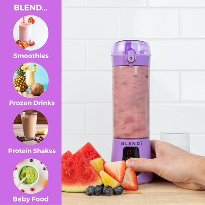 BLENDi Pro+ Ice Crushing Portable Blender, 17 oz USB-C