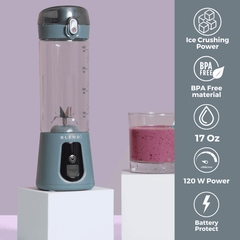 BLENDi Pro+ Ice Crushing Portable Blender, 17 oz USB-C