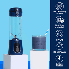BLENDi Pro+ Ice Crushing Portable Blender, 17 oz USB-C
