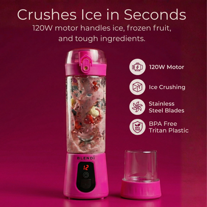 BLENDi Pro+ Ice Crushing Portable Blender, 17 oz USB-C