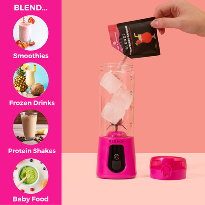 BLENDi Pro+ Ice Crushing Portable Blender, 17 oz USB-C