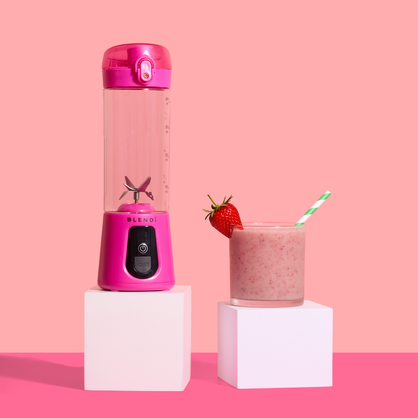 BLENDi Pro+ Ice Crushing Portable Blender, 17 oz USB-C