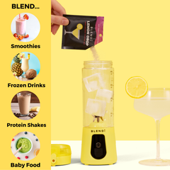 BLENDi Pro+ Ice Crushing Portable Blender, 17 oz USB-C
