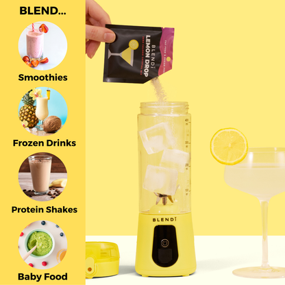 BLENDi Pro+ Ice Crushing Portable Blender, 17 oz USB-C