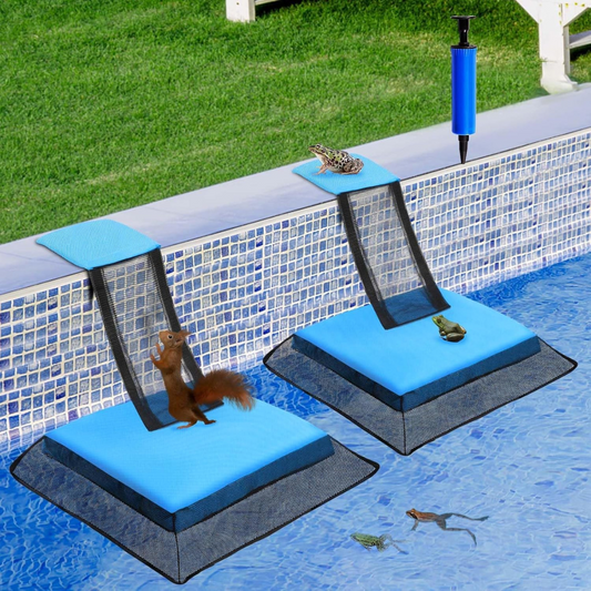 PEEH Pool Critter Escape Ramp (2-Pack) – Frog Saver & Small Animal Rescue for Swimming Pools