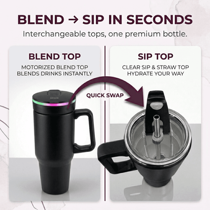 BLENDi Steel Insulated Portable Blender, 21 oz USB-C