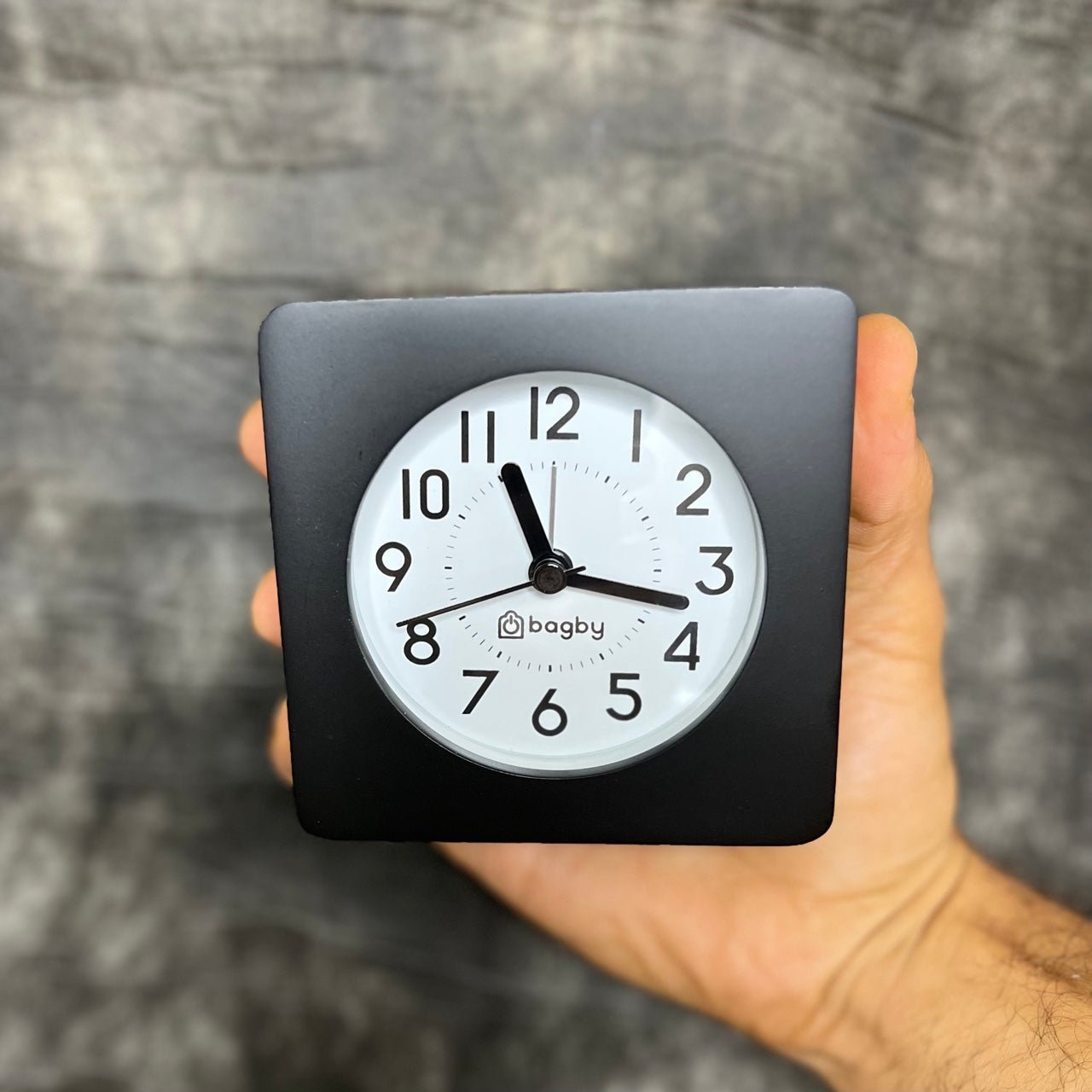 Bagby CLASSIC Reloj Despertador Silencioso de Madera