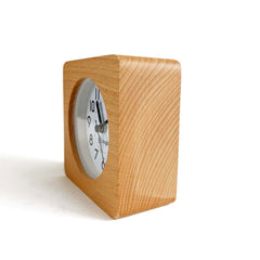 Bagby CLASSIC Reloj Despertador Silencioso de Madera