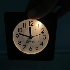 Bagby CLASSIC Reloj Despertador Silencioso de Madera
