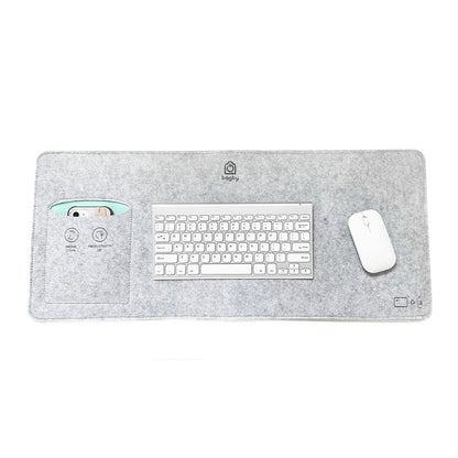 Bagby MAT Desk Pad With Phone Pocket, 27.5 x 11.8 in.