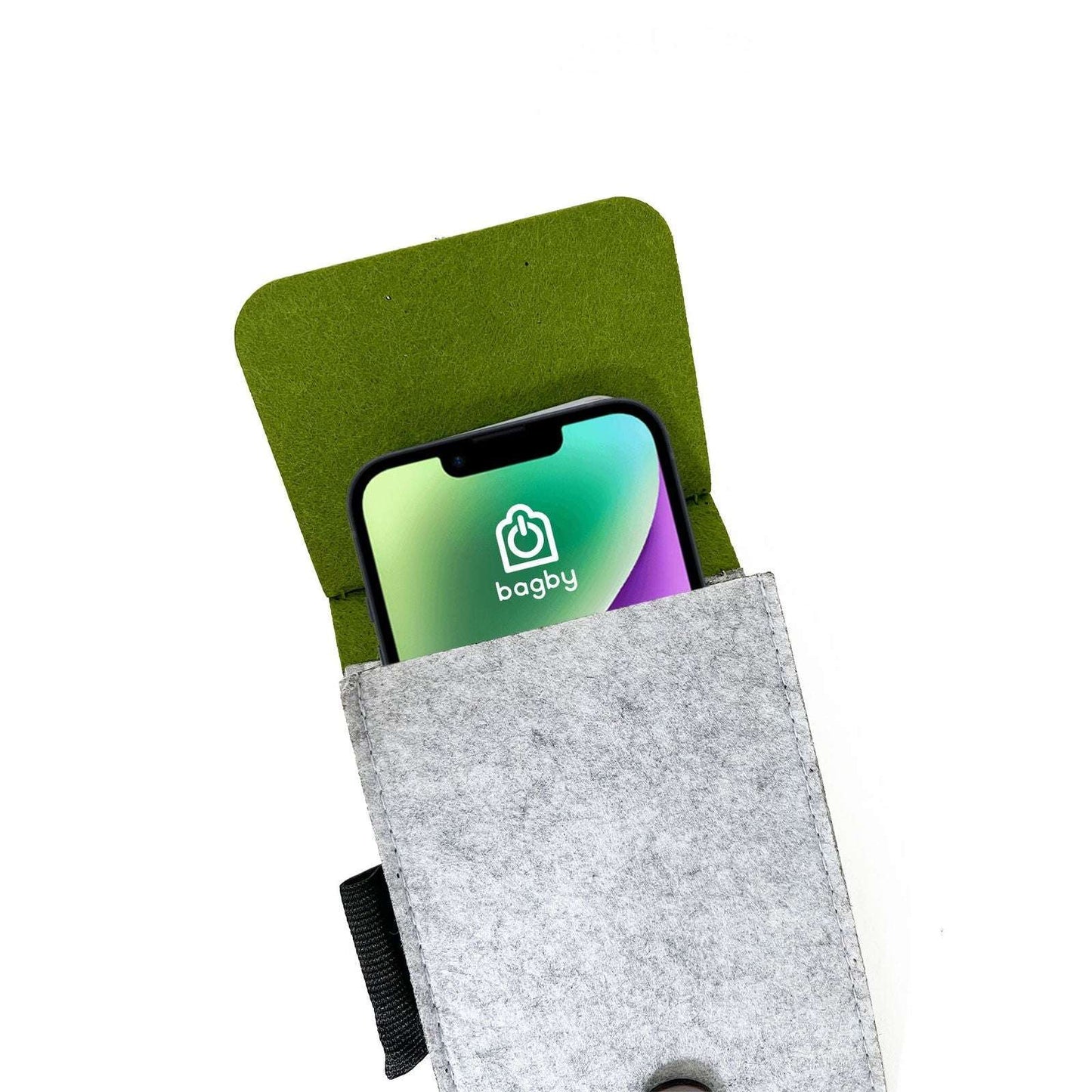 Phone holder with logo