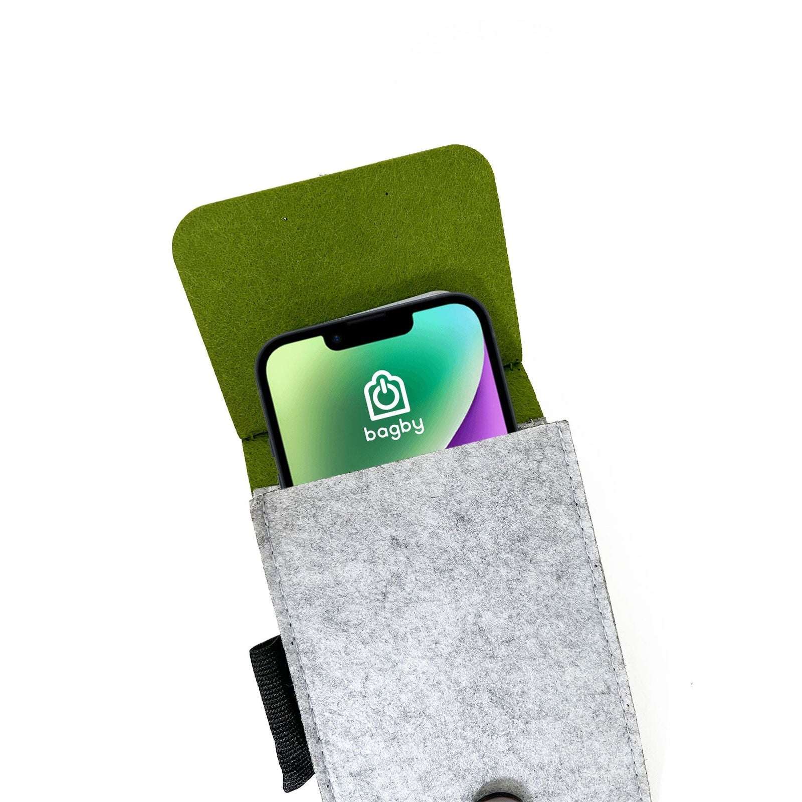 Phone holder with logo