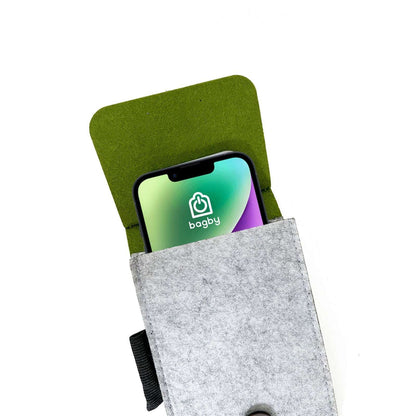 Phone holder with logo