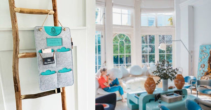 Soporte para teléfono Bagby SOCIAL con 4 bolsillos