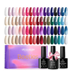 Beetles Gel Nail Polish Set 36 Colors, Winter Gift Set