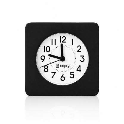 Bagby CLASSIC Reloj Despertador Silencioso de Madera