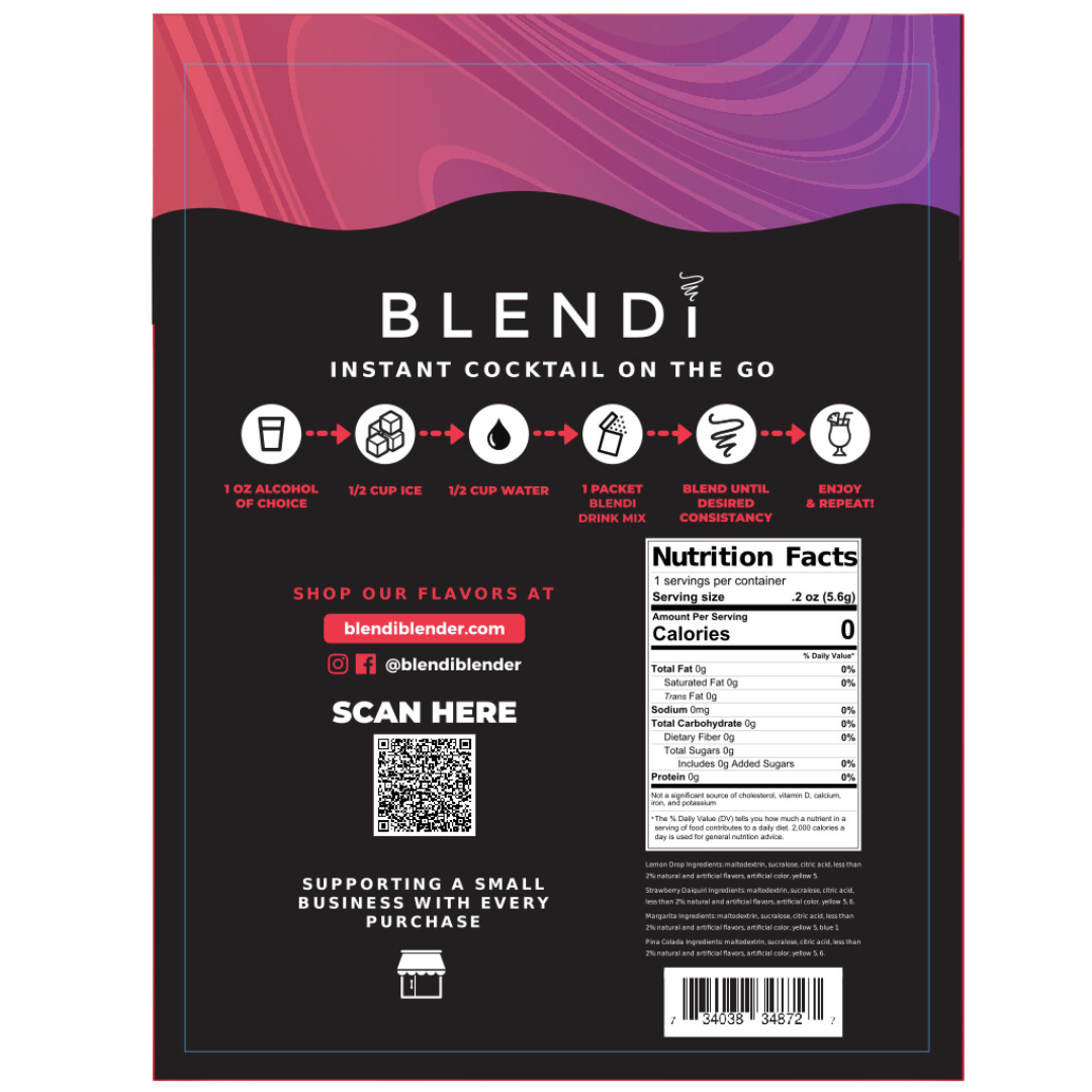 Skinny Mocktail Mixers Zero-Calorie Drink Mix, 6 Ct