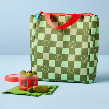 Lunch Bag, Checkered Smiles - Cat & Jack