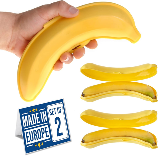 Crystalia Premium BPA-Free Banana Saver 2-Pack