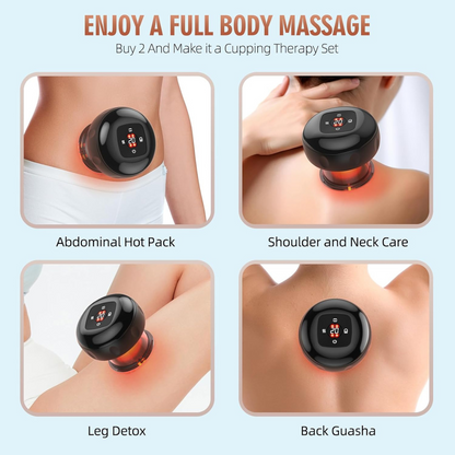 4 in 1 Professional Cupping Therapy Set, Portable Electric - DUKUANGGT - I Spy Deals