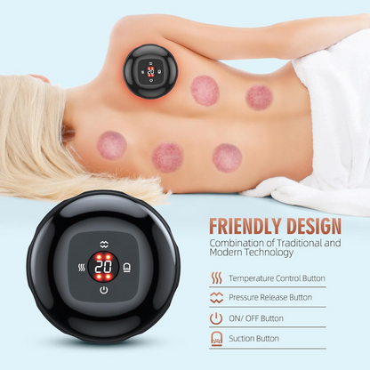 4 in 1 Professional Cupping Therapy Set, Portable Electric - DUKUANGGT - I Spy Deals