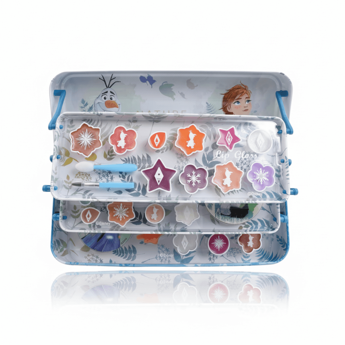Girls lip gloss set by Lipsmackers and decorated with Disney Frozen 2 characters