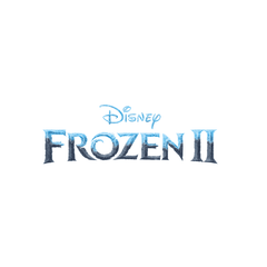 Frozen logo with icy blue text for product branding
