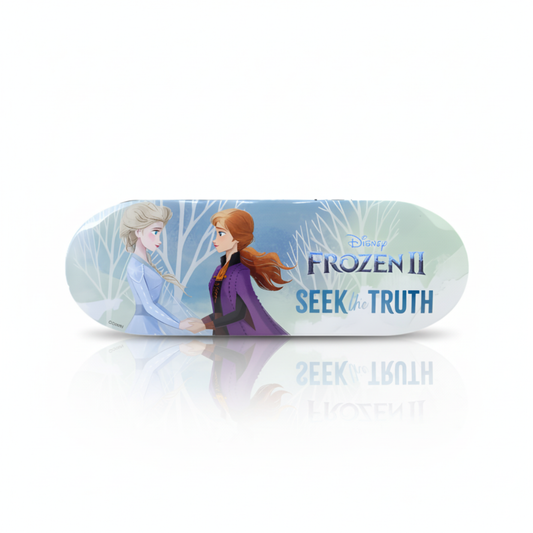 Frozen 2-themed Nail Polish tin packaging with characters and text on a white background