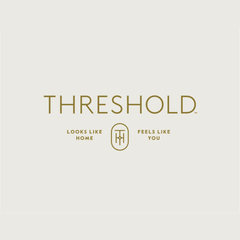 Threshold branded wall calendar with minimalist design and motivational logo for office decor