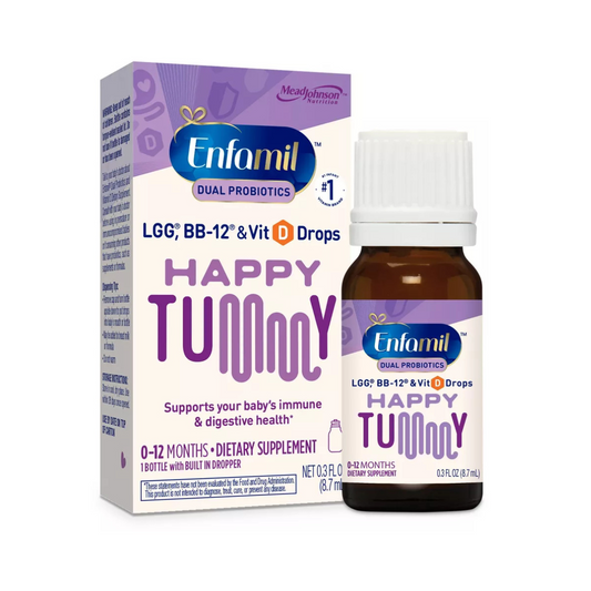 Enfamil Dual Probiotic Infant Daily Drops – 0.3 fl oz with Vitamin D, LGG & BB-12