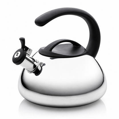 Farberware Whistling Tea Kettle, 2.3-Qt Stainless Steel