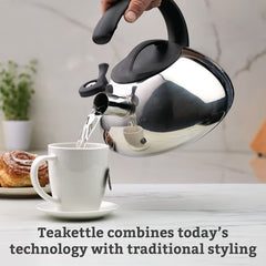Farberware Whistling Tea Kettle, 2.3-Qt Stainless Steel