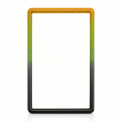 Green gradient TPU PSA slab case bumper for card protection