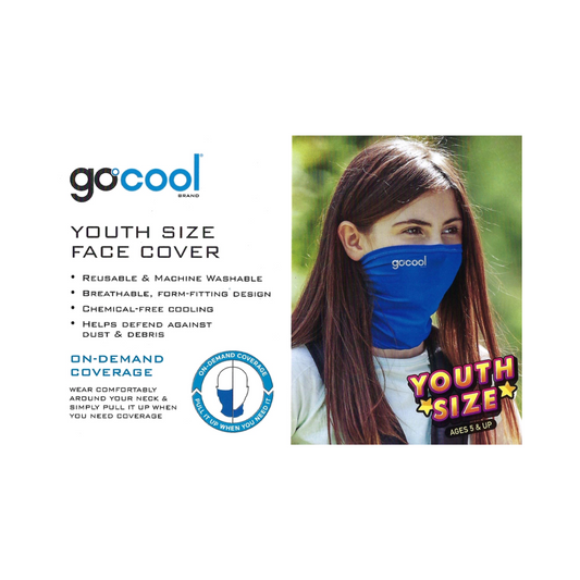 Face Cover, Youth Size Blue - gocool®