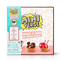 MGA's Mini Verse Ice Cream Social toy set packaging on a white background