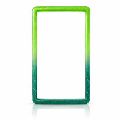 Green and Dark Green TPU PSA slab case bumper for card protection