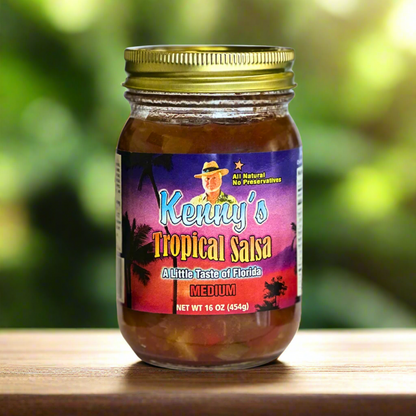 Tropical Salsa, Medium 16oz - Kenny's