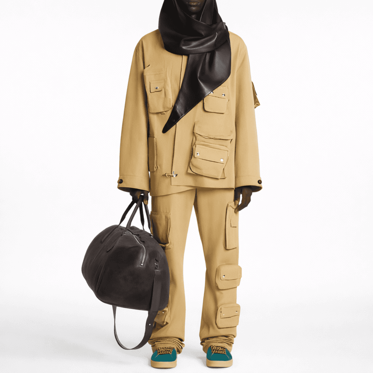 Lanvin x Future Utility Jacket | Asymmetrical Cotton Twill – I Spy