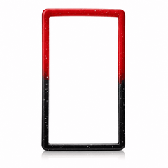 Red and black TPU PSA slab case bumper for card protection