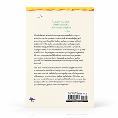 Cream mindfulness book by Blue Mountain Arts, Mindfulness Day by Day, featuring a Rumi quote and orange trim on cover