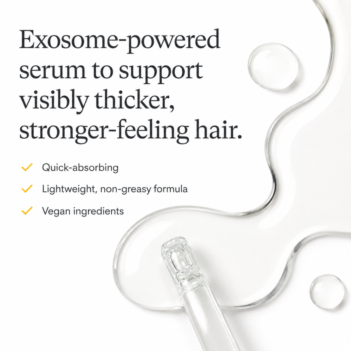 Nutrafol Hair Serum for Thicker-Looking Hair, Vegan