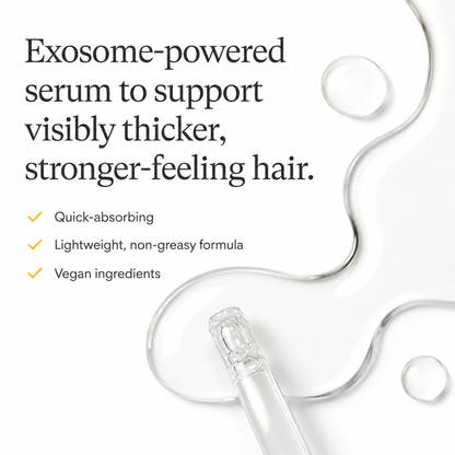 Nutrafol Hair Serum for Thicker-Looking Hair, Vegan