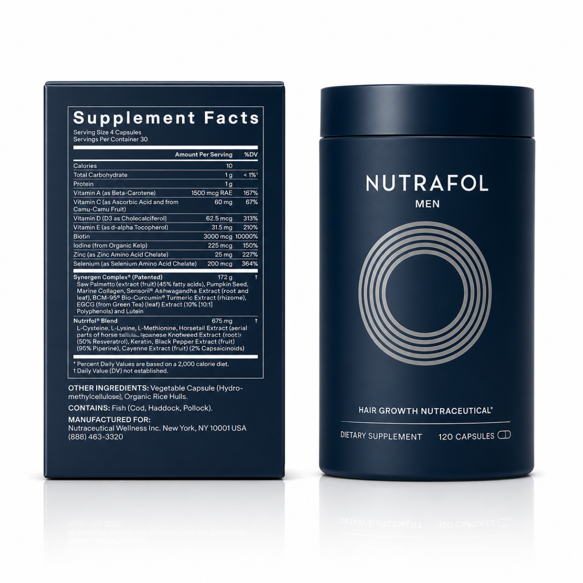 Nutrafol Men Hair Growth Supplement, 3-Month Supply