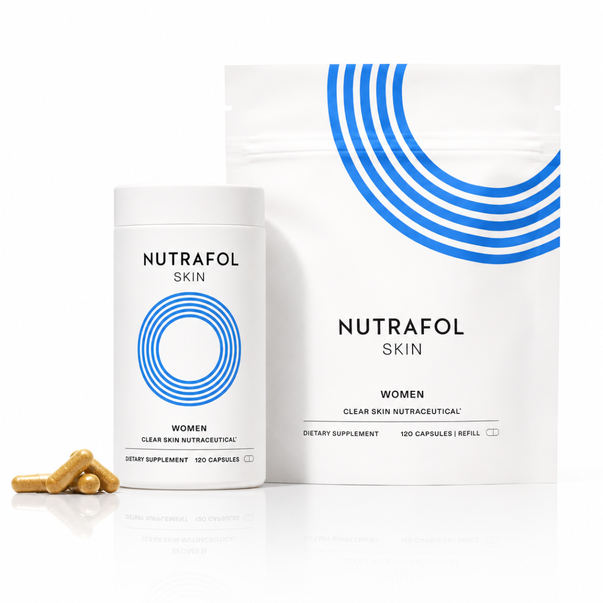 Nutrafol Clear Skin Nutraceutical Supplement, 3-Month Supply